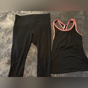 Black workout outfit Large